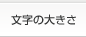 文字の大きさ